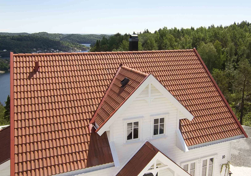 1. Lagga Tegeltak Shingel Betongpannor Osterlen Skane 1