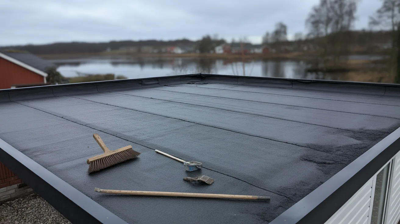 Byta Garagetak med Papptak