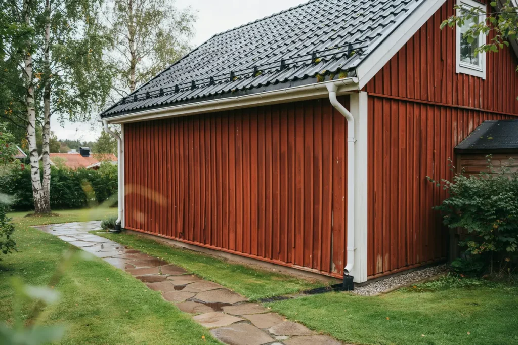 julihetta och sommarregn s skyddar du taket under semestern