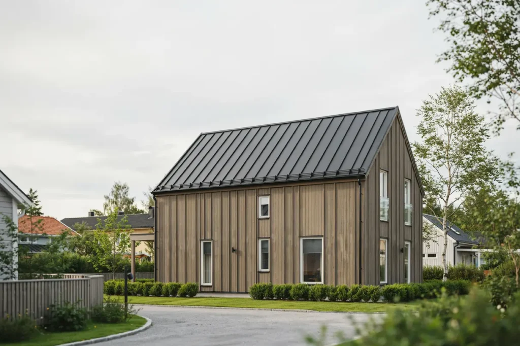 takm lning av pl ttak p villa i kersberga ster ker